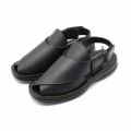 Aerosoft MP-0808 Men's Peshawari Chappal – Comfortable Soft Upper with Heel Support & Stylish PU Sole. 
