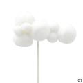 Cute Colorful Hairball Clouds Cake Topper Happy Birthday Party Decor Kids Boy Girl Clouds Cake Decor Birthday Party. 