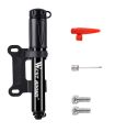 WEST BIKING 100Psi Mini Bike Pump Aluminum Alloy Bicycle Hand Air Pump Tire Inflator Schrader Presta Valve MTB Road Cycling Pump. 
