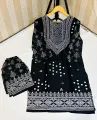 Stitched Chunri 2Pc Dress For Women Summer Linen Fabric Casual Traditional Style Multiple Color. 