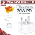 20W PD 3 Pin Charger USB-C Power Adapter Plug Fast Wall Adapter For iPhone_. 