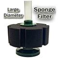 BIOCHEMICAL  SPONGE FILTER Large Diameter Best Sponge For Fish Tank - Model RS 230K - Best For Large Size Fish Aquarium. 