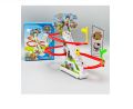 paw petrol Climbing Stairs Toy Children Roller Coaster Toy Set paw petrol Race Track Set With LED Flashing Lights, Music. 