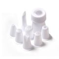 9pcs/Set Silicone Kitchen Accessories Icing Piping Cream Pastry Bag+7PCS Plastic Nozzle +Coupler Converter Cake Decorating Tools. 
