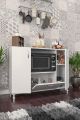 Multi-Purpose Oven Cabinet With Extra Space  White. 