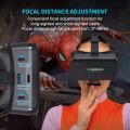Shinecon G06A New 3D Virtual Reality Gaming Glasses Headset for 4.5-7.0 Inch Smartphones VR Full-Screen Helmet with Adjustable Googles - high resolution lenses -ST. 
