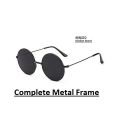 Round Black Sunglasses Circle Round shaped Sun Glasses Shades for men and women. 