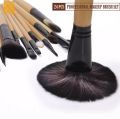 Pearlin 24 Pieces Makeup brushes - Professional Eye and Face brushes set with leather bag - Foundation brush - Eyeshadow brushes set. 