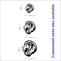 Removable Art Lion Head Animal Wall Decal Vinyl Stickers Home Decoration Art Wall Paper Living Room Decor Wall Sticker. 