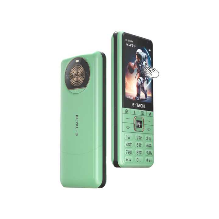Etachi 4G Stark - 2GB RAM with 32GB Memory - Google Playstore - 2.8 Inch Touch Display - 4600mAH Battery - Dual Sim 4G - Wifi - Hotspot - PTA approved with 1 Year Brand Warranty
