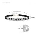 Gothic DADDYS GIRL Letters Choker Necklace Women DIY Custom Name Collar Chocker Jewelry Necklaces Customized Products Gift. 
