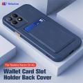 Relaxtoo For Realme Narzo 50 4G Case Wallet Card Slot Soft Silicone Back Cover For Realme Narzo50 4G Camera Shockproof Anti-Drop Multi-Color Optional. 
