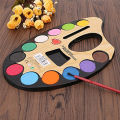 Water colors / China Water Color / Water paints 12 color with Paint Brush Art # B01 (3 Pcs). 