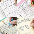 Reusable Sank Magic Practice Copybook Montessori Reusable Magic Books for Kids Handwriting Free Wiping Calligraphy Practice Copy Books Children Tracing Sank Calligraphy Handwriting First Preschool Baby (4 Magic Books + 1Magic Pen + 10 Refills. 