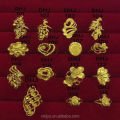 Simple Designs Jewelry Men Rings Plated Gold Rings Jewelry Women 24K Saudi Arabia Adjustment Wedding Ring. 