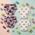Reusable Cotton-Polyester Blend Baby Training Pants, Adjustable Leak-Proof Design, 0-18kg, Fits 0-3 Years - Animal/Car/Transport Print. 