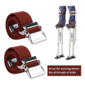 Adjustable Comfort Drywall Stilts Leg Band Straps 2Pcs. 