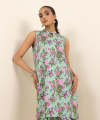 Sapphire Unstitched for Women 2 Piece - Printed Cotton Suit. 