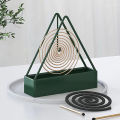 Light-haired Iron Insect Mosquito Coil Holder Retro Innovative Home Incense Mosquito Resistant Coil Holder Anti-Mosquito Residence Supplies For Home, Garden, and Wedding Lawns. 