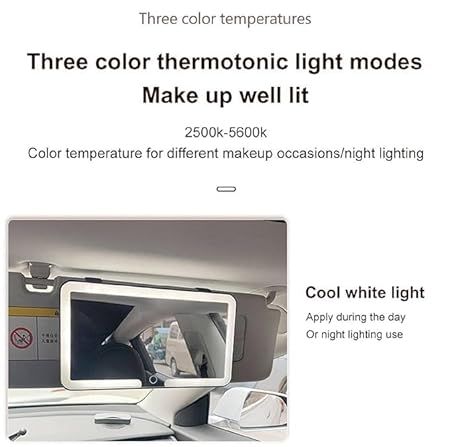 Car%20Sun%20Visor%20Vanity%20Mirror%20For%20Your%20Princess%20Passenger%20,%20Car%20Vanity%20Mirror%20With%20Lights,%20Makeup%20Mirror%20with%203%20Light%20Modes%20&%2060%20LEDs,%20Rechargeable%20Car%20Mirror%20Dimmable%20Touch%20Control%20Travel%20Makeup%20Mirror%20for%20Car%20-%20Image%206