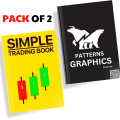Combo Deal Trading Book Set - Complete Pro Guide Simple Trading Book - Pattern Graphics Book In English - Pack Of 2 Book. 
