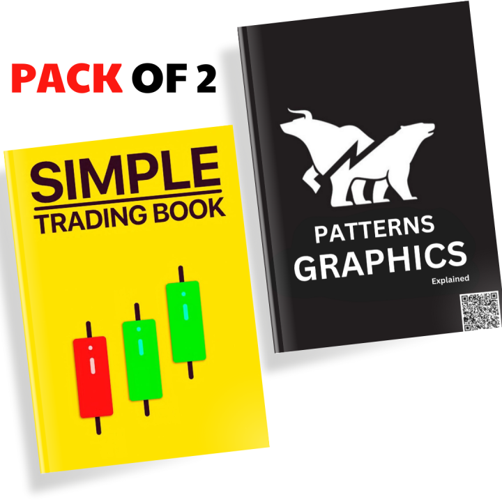 Combo Deal Trading Book Set - Complete Pro Guide Simple Trading Book - Pattern Graphics Book In English - Pack Of 2 Book