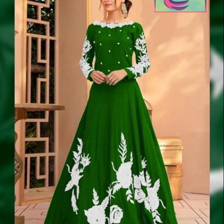 Long green silk dress hotsell