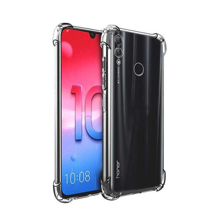 Huawei P Smart 2019 AirBag anti shock Drop Resistance Crystal Clear Back Cover Case Flexible and Soft With Camera Protection Bump