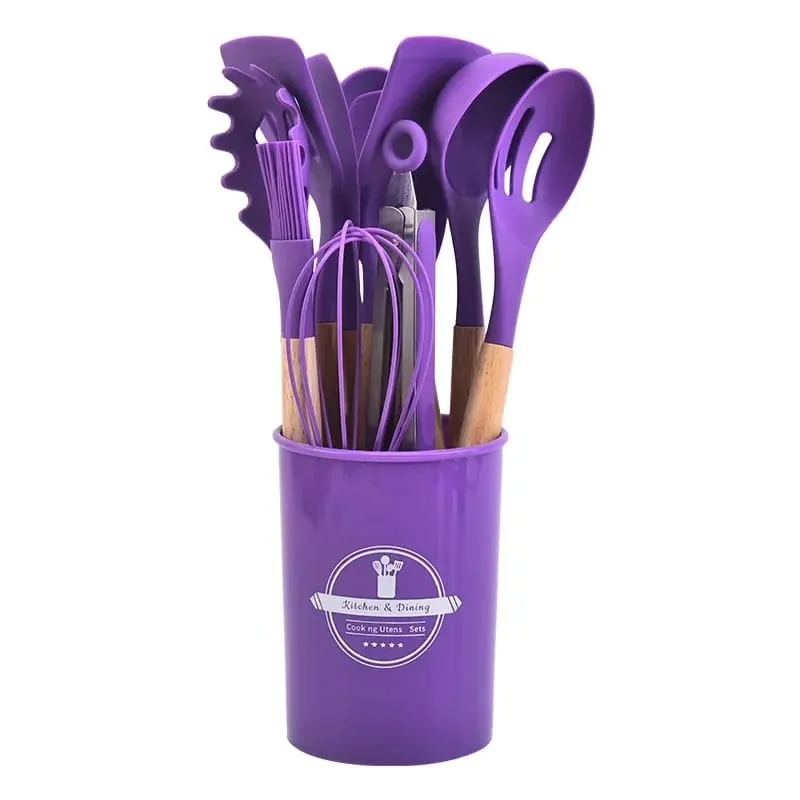 12-Piece Silicone Kitchen Utensil Set