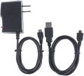 AC Power Charger Adapter + USB Cord for Panasonic Lumix DMC-ZS60 DMC-TZ80 Camera, with LED Indicator. 