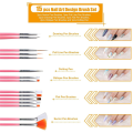 Nail Art Tool Set: Nail Pen Stamp, Nail Painting Brush Nail Dotting Tool,Nail Foil,Manicure Tape,Rhinestones for Nails. 