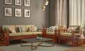 Olympia 5 Seater Wooden Sofa With Cushion. 