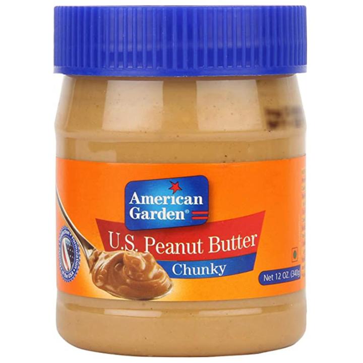 American Garden US Peanut Buttèr Chunky Spread, 340g