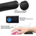 Memory Foam Set Ergonomic Keyboard Wrist Rest Pad & Mouse Wrist Rest Support Cushion For Office, Computer, Laptop, & Mac - Durable & Comfortable & Lightweight For Easy Typing & Pain Relief. 
