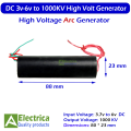 DC 3v-6v To 1000KV High-Voltage Generator 3v to 1000000 Step-Up Boost Arc Generator Ignition Coil by Electrica. 