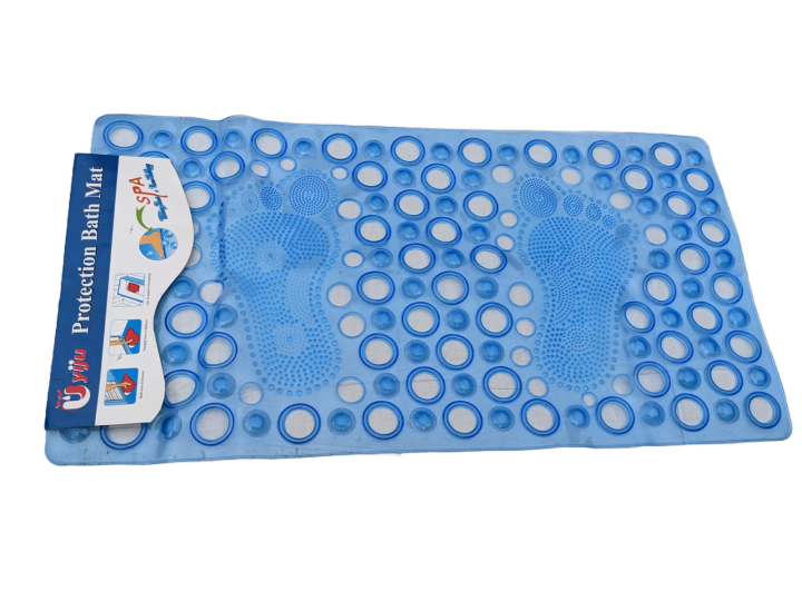 Anti-Slip Silicone Bath Mat for Bathtub & Shower – 13x26 Inches Non-Slip Bathroom Mat with Strong Grip & Drain Holes