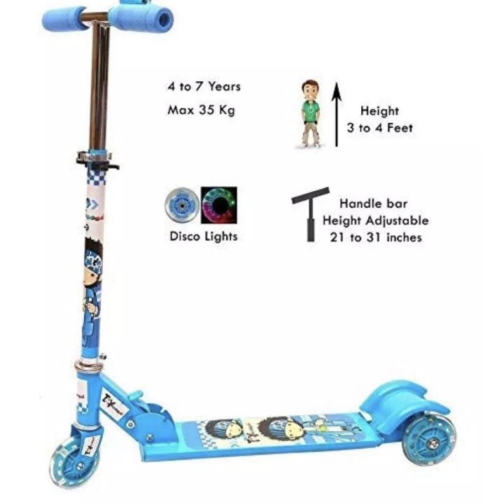 3 Wheel Micro Scooter Adjustable Height Mini Kick Scooter For Boys Girls