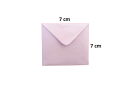 Mini Envelope 7/7cm 15 envelopes. 