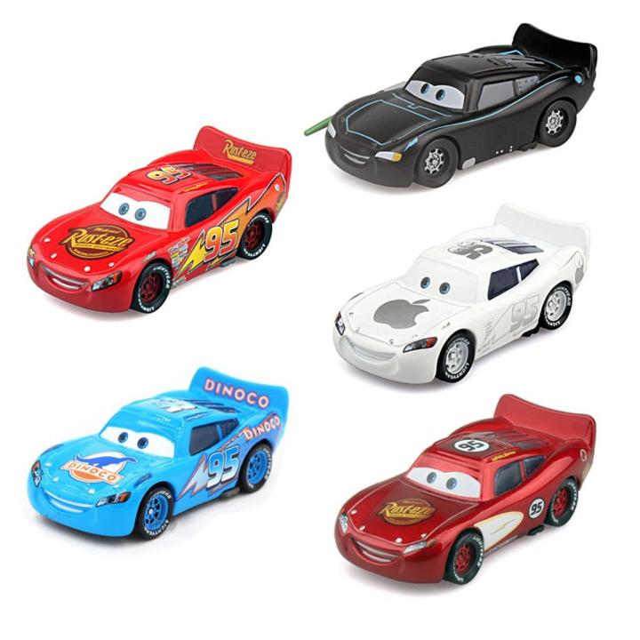 3 pcs Metal Mcqueen Disney Car Pull Back Car Toys Set For Kids and Boys Pullback Vehicles cars Toy