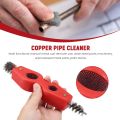 Pipe Reamer Deburring Tool,5Pcs Copper Pipe Cleaner and Reamer Set,Pipe Deburring Brush,Tubing Chamfer Tool. 