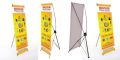 Panda Flex Standee / X BANNER FLEX STAND / FLEX DISPLAY STAND 2 X 5 FOR MARKETING PROMOTIONS / FLEX STANDEE / PANA FLEX DISPLAY STAND. 