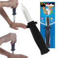 Fake prank Trick Plastic Fake Spring Retractable Knife - Knife Set toy for Kids and Adults. 