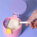 Lovely baby milk powder food storage box portable infant feeding snack fitness protein shake powder moisture-proof container. 