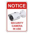 CCTV Camera Notice Stickers Signs Decals A4 Sized Decal. 