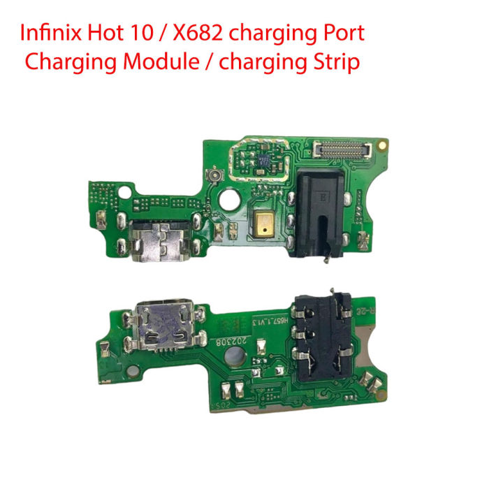Infinix Hot 10 Charging Board For Charging Port Connector Replacement Spare Parts For Infinix Hot 10