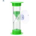 Childrenworld 2-minute Sandglass Timer Colorful Kids Toothbrush Timer with Suction Cup 2 Minutes Sand Timer for Efficient Time Management at Home Fun Hourglass Design. 