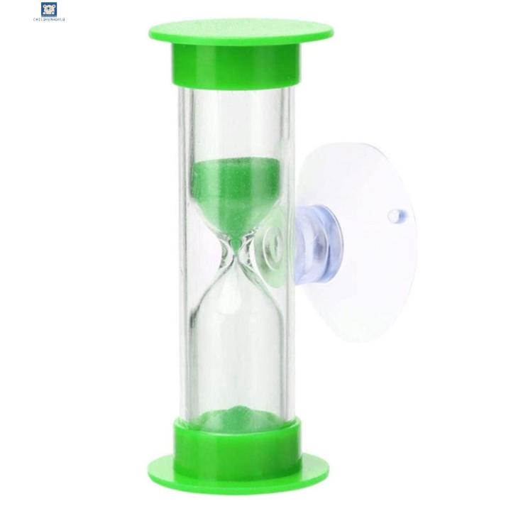 Childrenworld 2-minute Sandglass Timer Colorful Kids Toothbrush Timer with Suction Cup 2 Minutes Sand Timer for Efficient Time Management at Home Fun Hourglass Design