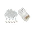 Pack Of 100 - RJ45 - Modular Plug Network Lan Ethernet Connector. 