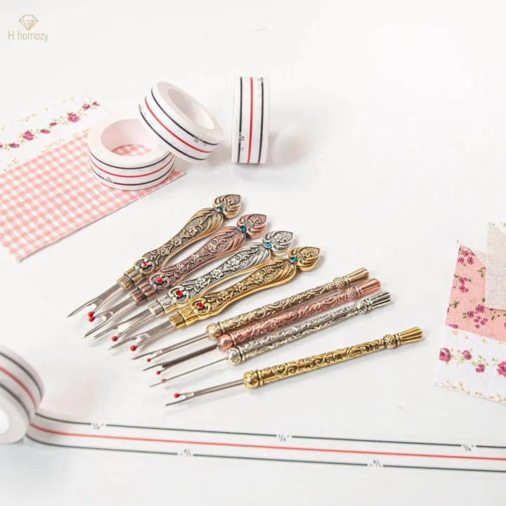 Seam Ripper and Tape Set Stitch Remover Needlework Instruction Tool ...