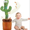 Dancing Cactus Toy with Recording - Rechargeable Operated Plush Funny Electronic Shaking Cactus Singing Dancing Cactus Twisting Cactus Cute Plush Toy Education Toy Plush Toy with Songs for Children Playing Birthday Gift Kids Toys. 